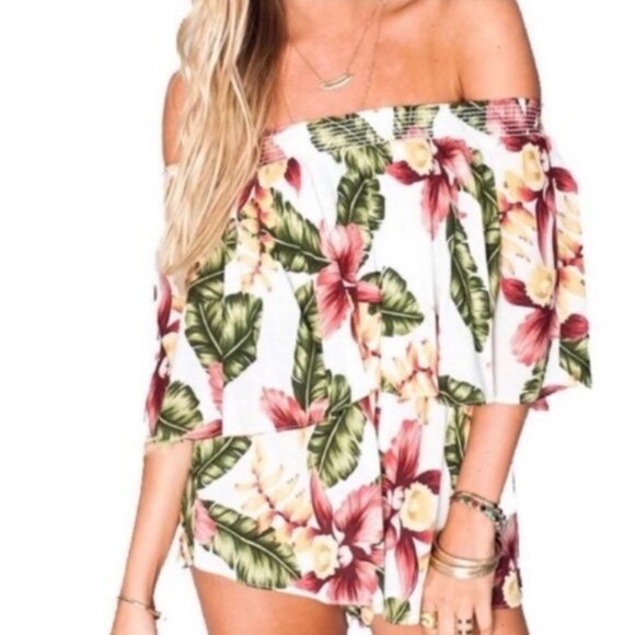 Show Me Your Mumu Rosarita Romper Size Small - Picture 3 of 5